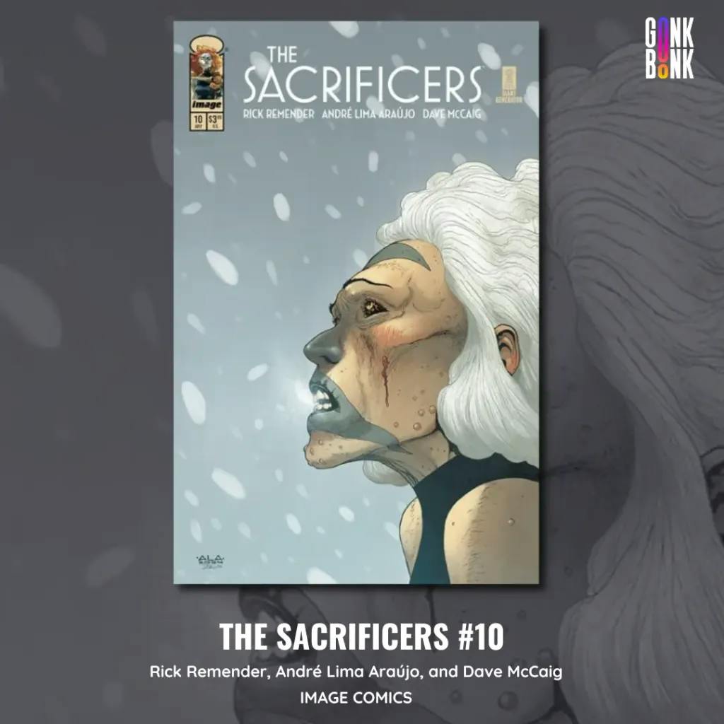 The Sacrificers 10 comic cover