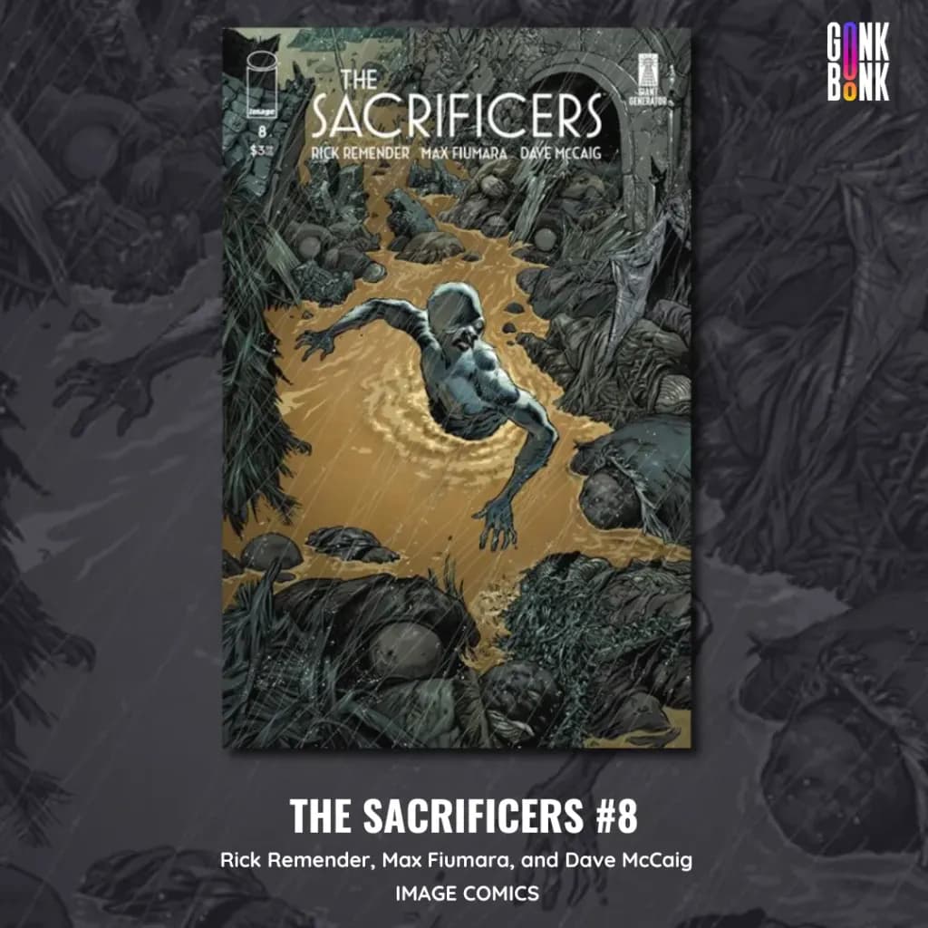 The Sacrificers 8 comic cover