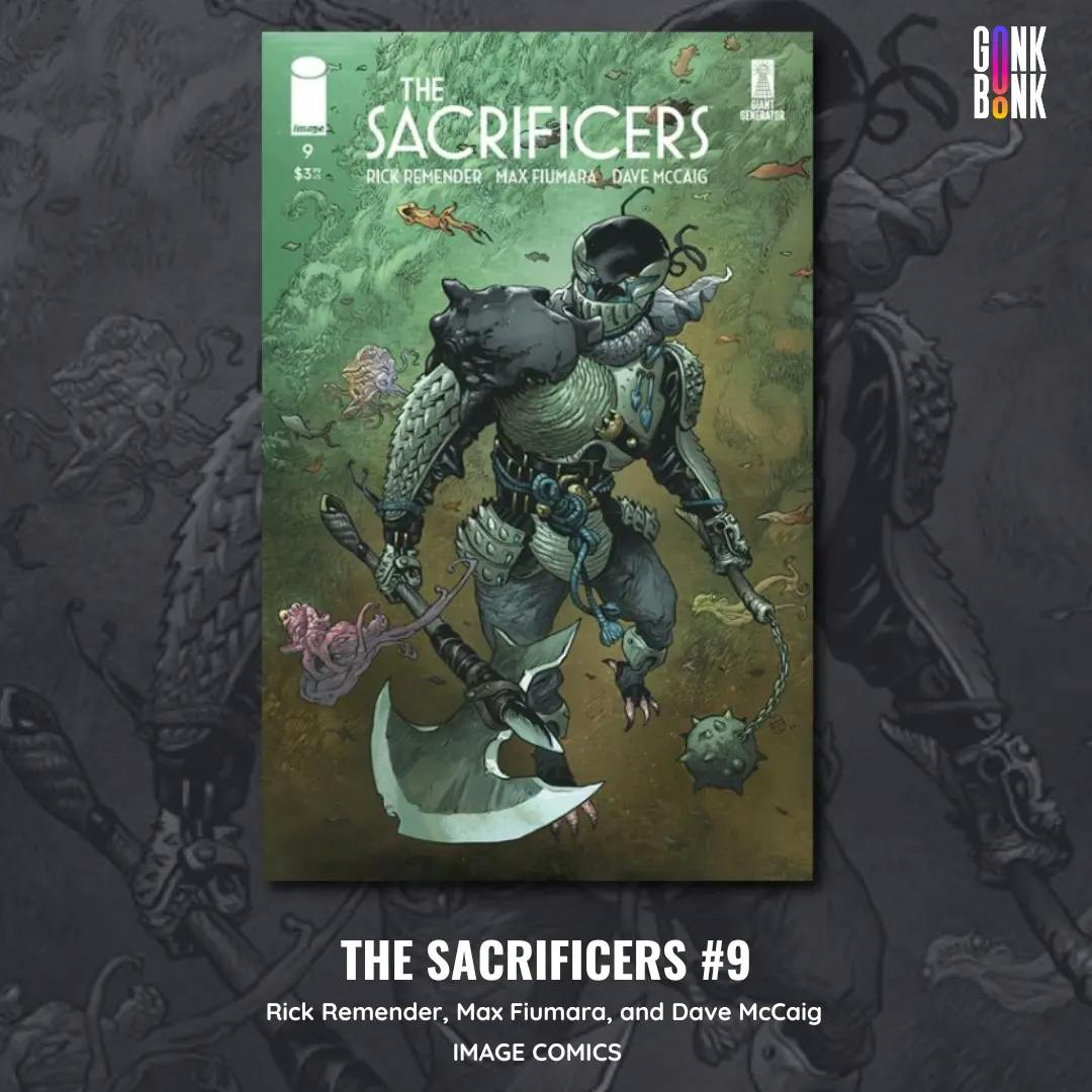 The Sacrificers 9 comic cover
