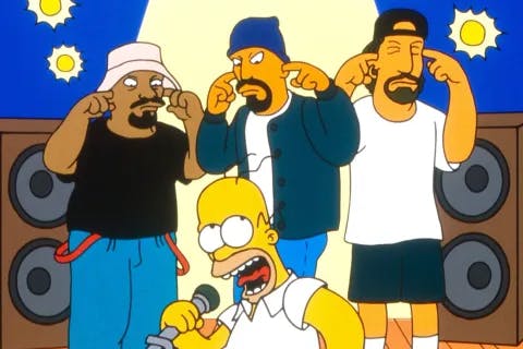 Cypress Hill appeared on the "Homerpalooza" episode of "The Simpsons" in 1996.