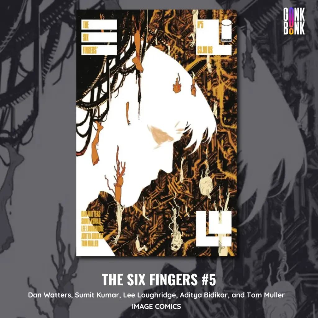 The Six Fingers 5 comic cover