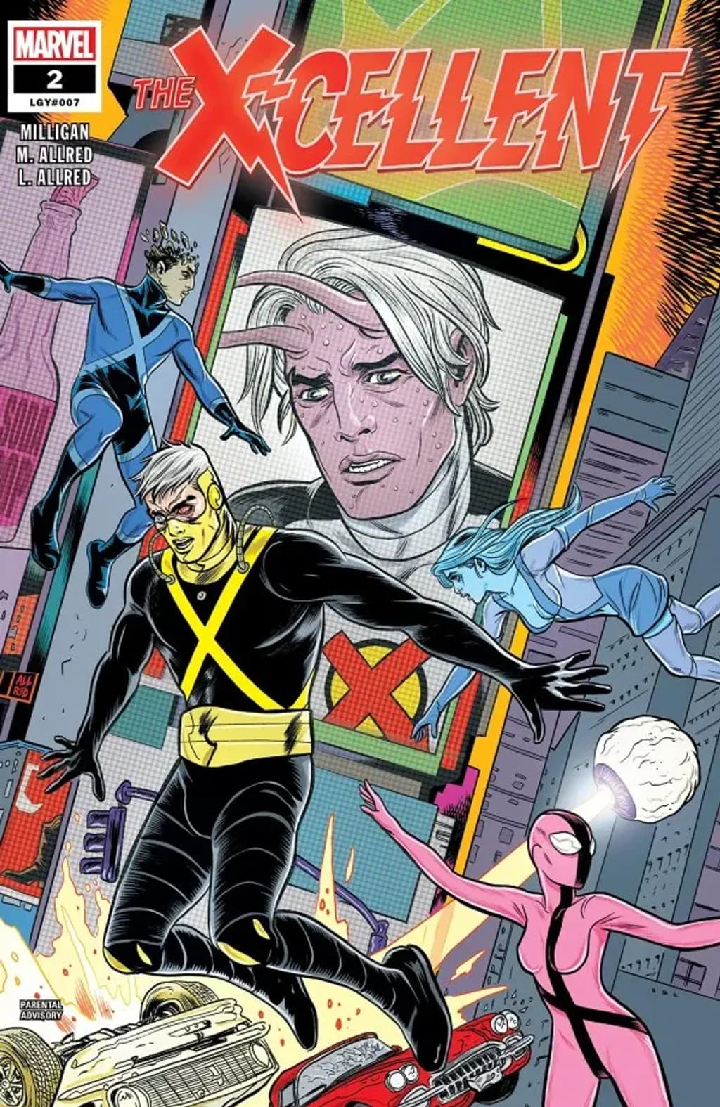 The X-Cellent #2 by Peter Milligan, Michael Allred, and Laura Allred