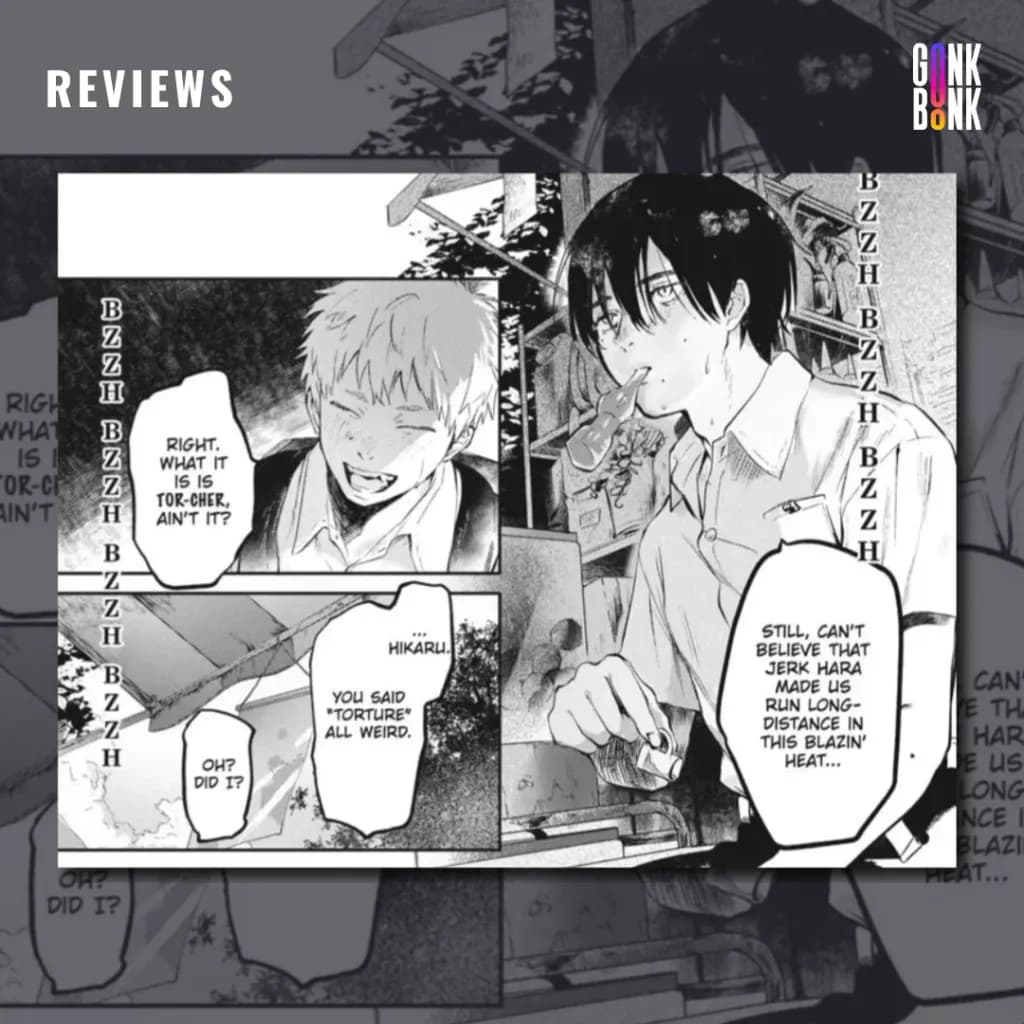 The Summer Hikaru Died preview page 1 - Yoshiki and Hikaru sharea snack together
