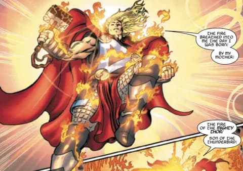 Thor with the Phoenix Force