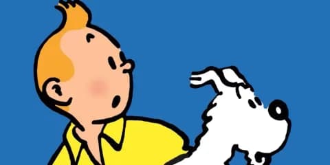 Tintin and Snowy