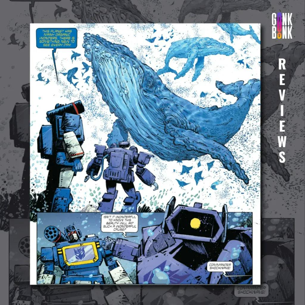 Transformers 10 - Shockwave and Soundwave look at a whale