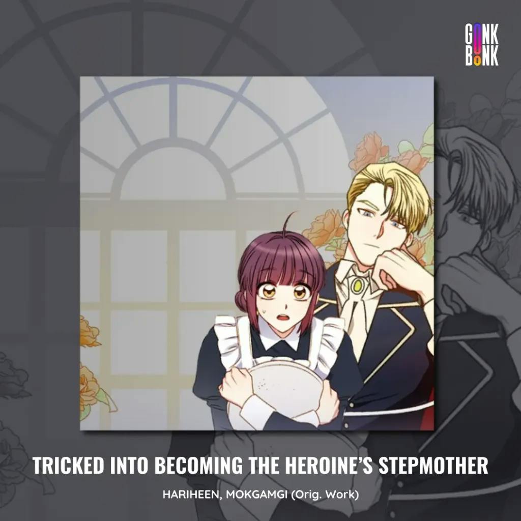 Tricked Into Becoming the Heroine’s Stepmother webtoon