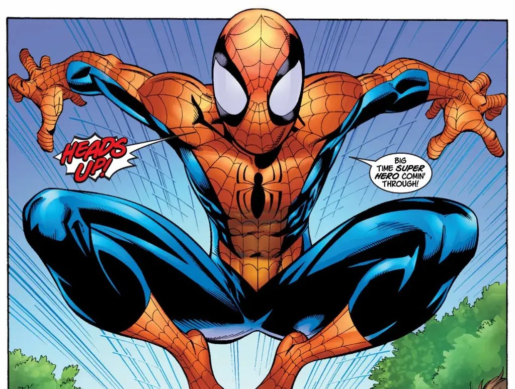 From Ultimate Spider-Man #6 by Brian Michael Bendis and Mark Bagley