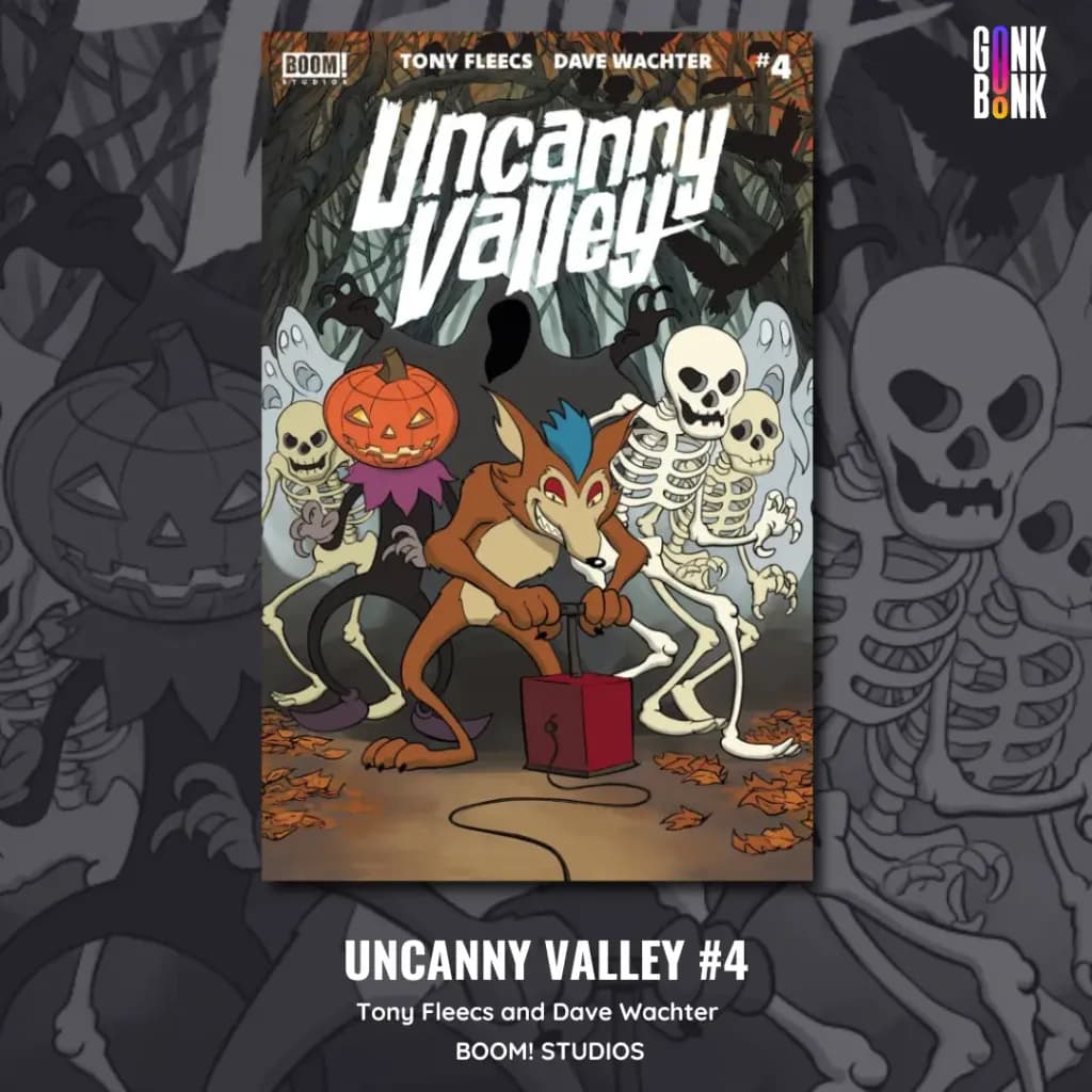 Uncanny Valley 4 comic cover