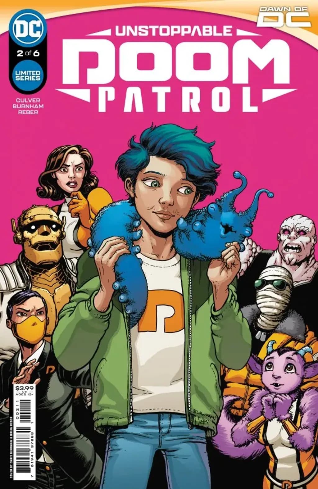 Unstoppable Doom Patrol #2 By Dennis Culver, Chris Burnham, and Brian Reber