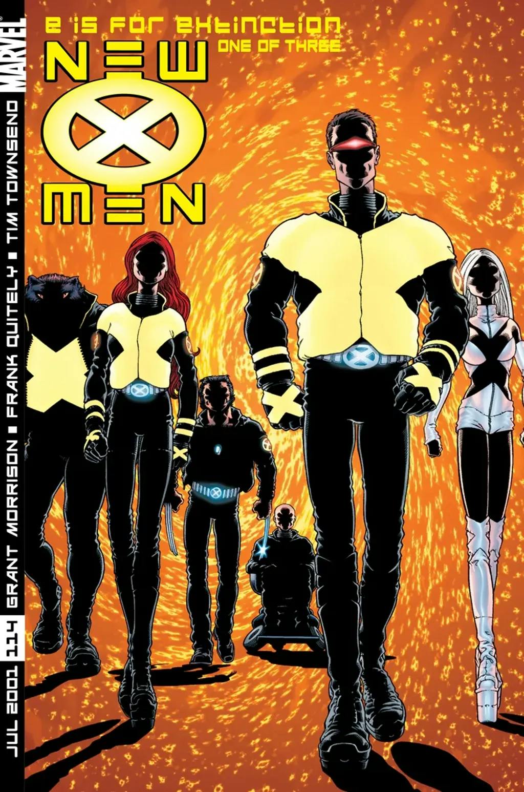 Cover of New X-Men #114 by Grant Morrison and Frank Quitely