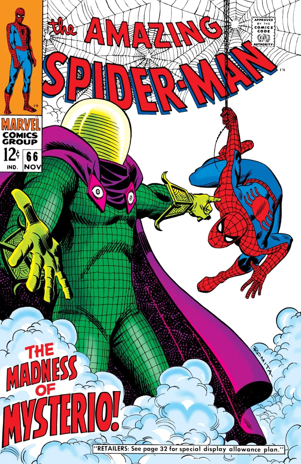 Amazing Spider-Man #66 comic cover