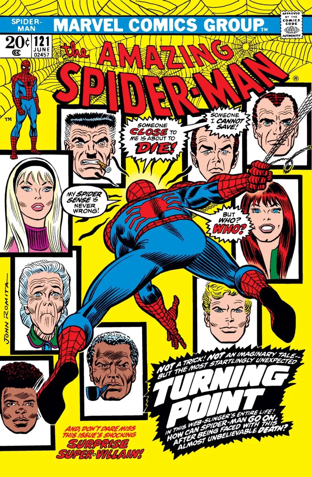 Amazing Spider-Man #121 comic cover