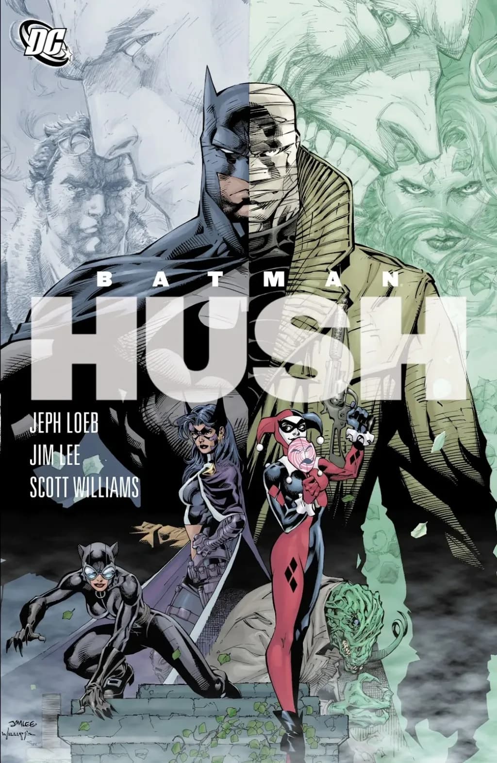 Batman the Long Halloween comic. Batman: Hush comic cover