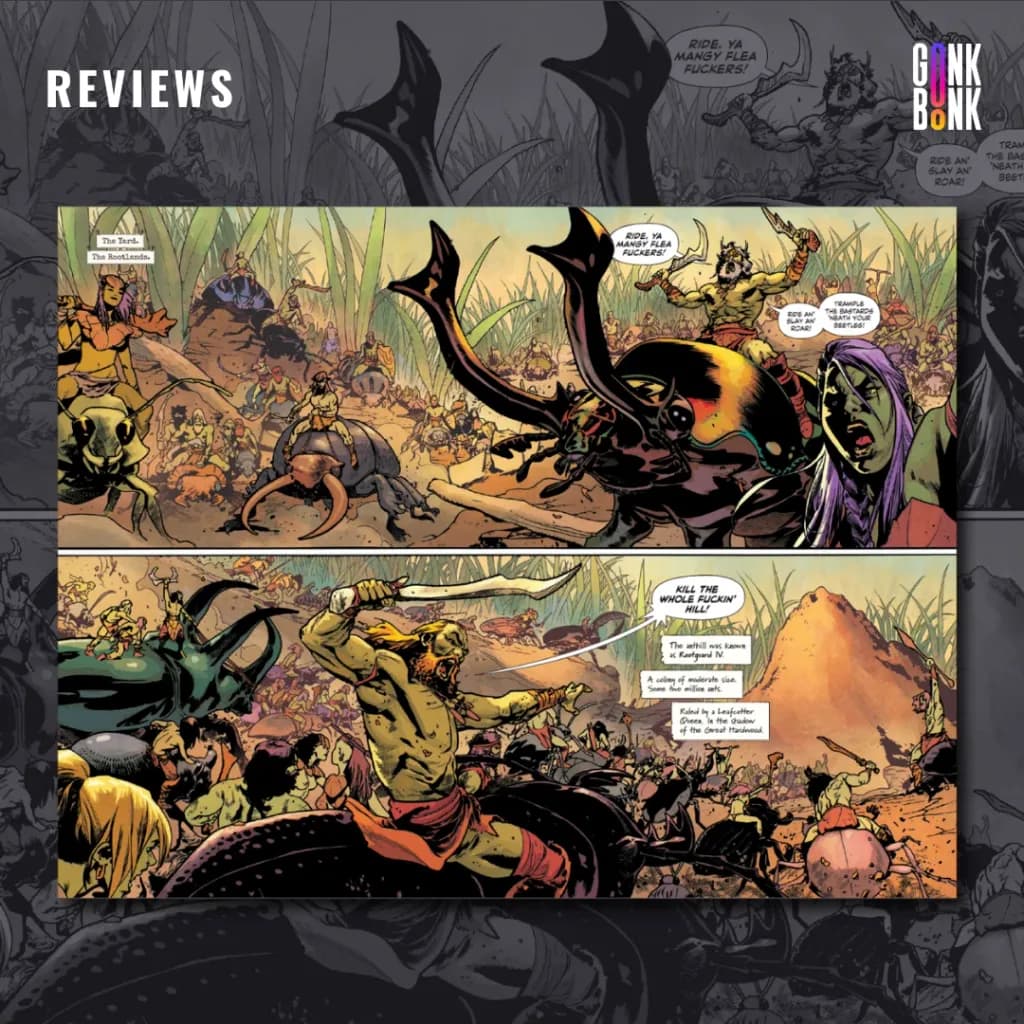 Bug Wars #1 preview page 1 - A battle breaks out within the world of bugs. 