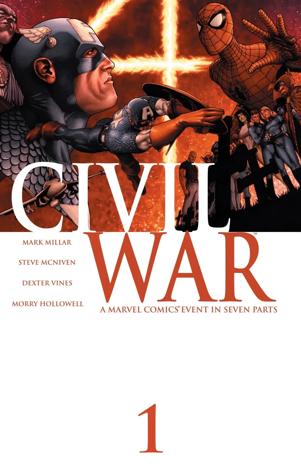 Civil War #1 comic cover