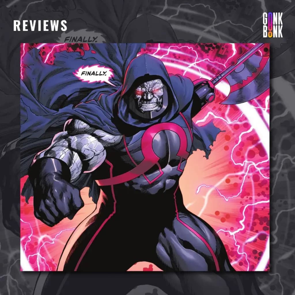 DC All In Special #1 preview page 2 - Darkseid attacks the Watchtower.
