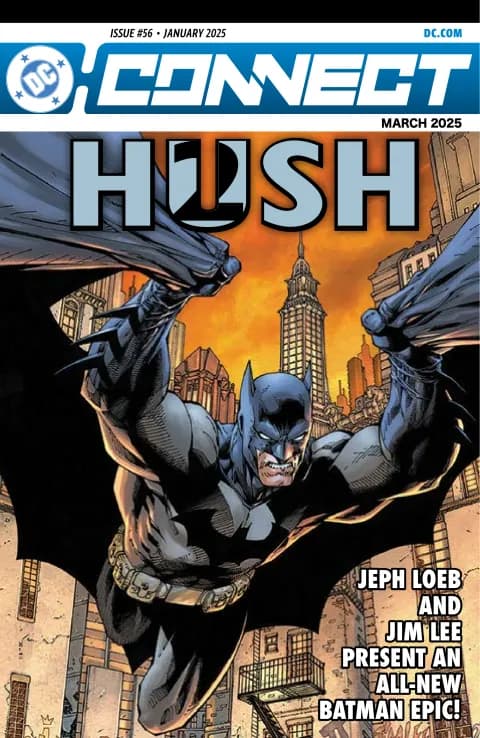 DC Connect March 2025 cover - Batman on Hush 2