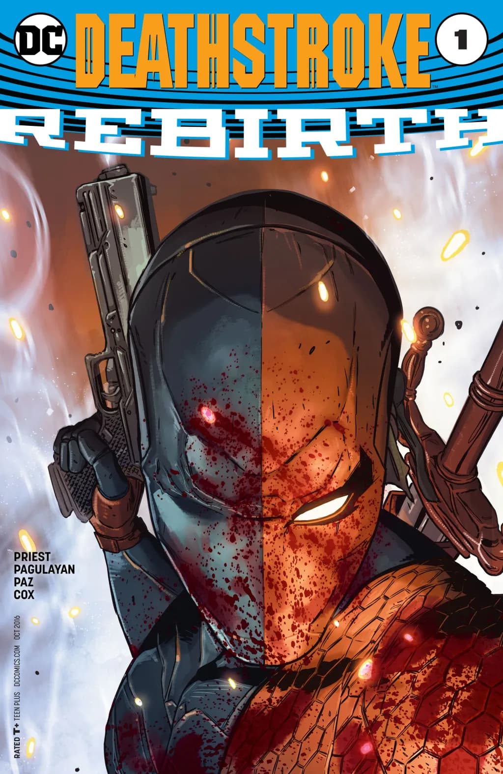 Deathstroke: Rebirth #1 comic cover