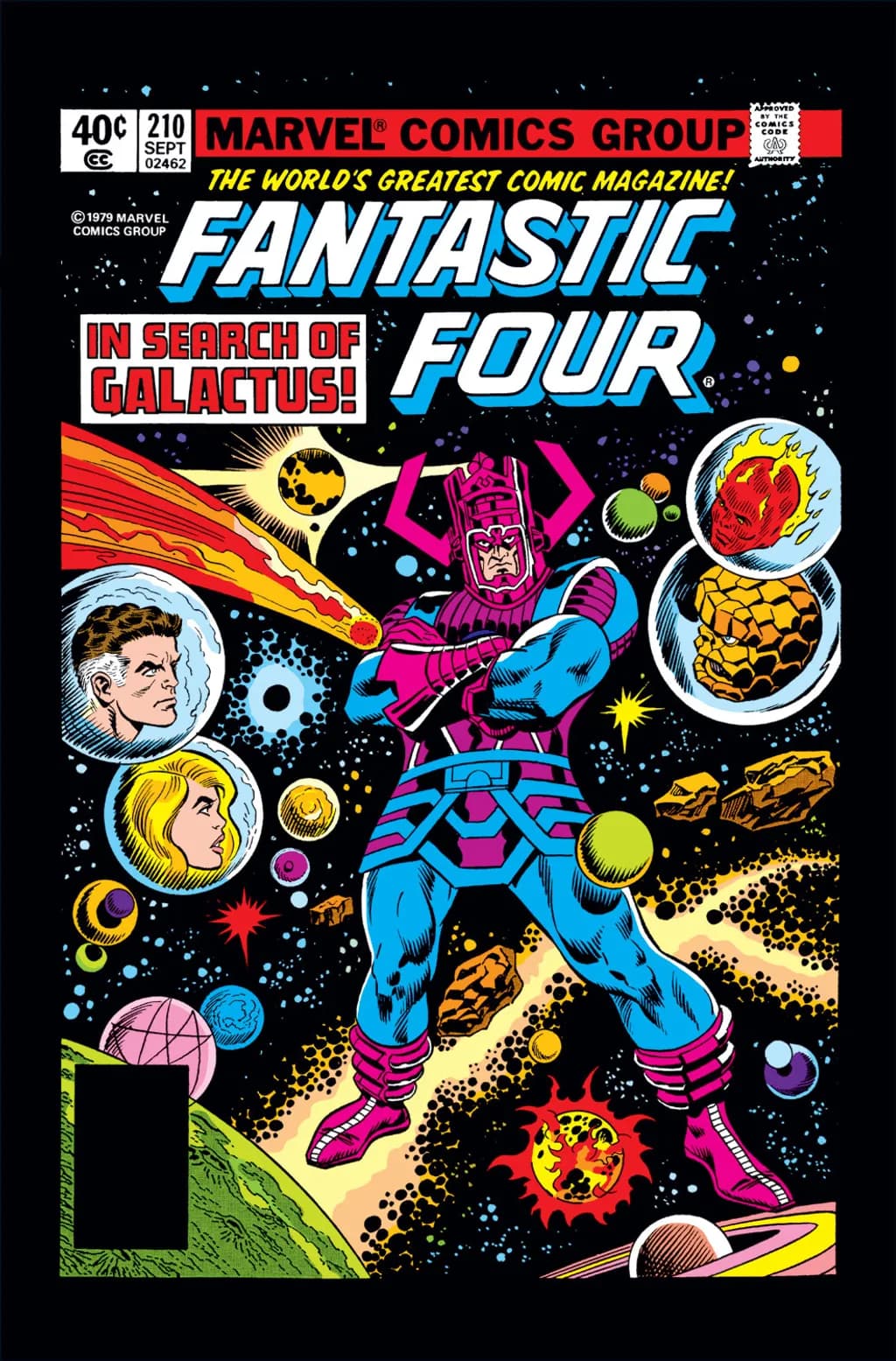 Fantastic Four #210 comic cover