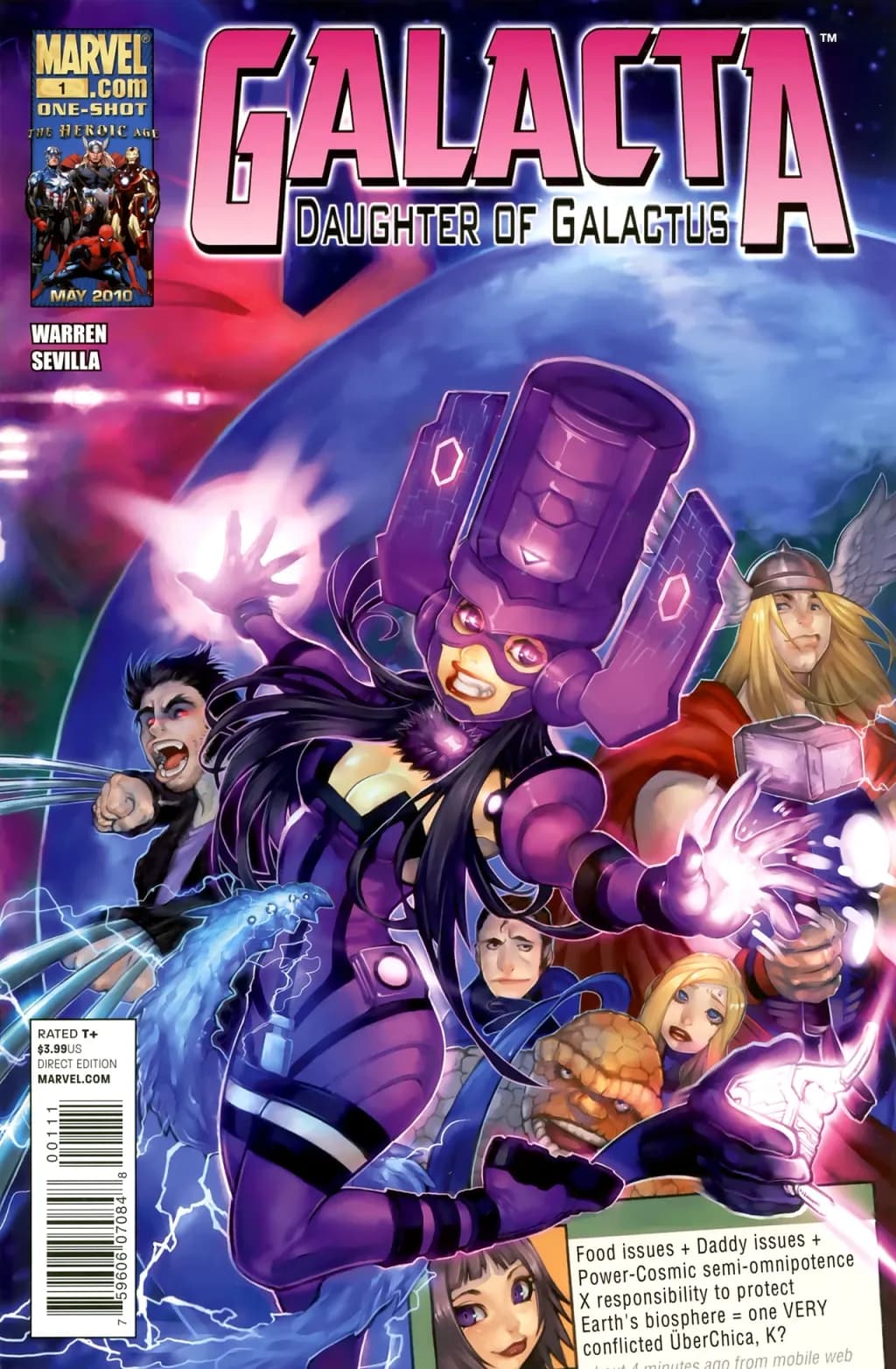 Galacta: Daughter of Galactus #1 cover