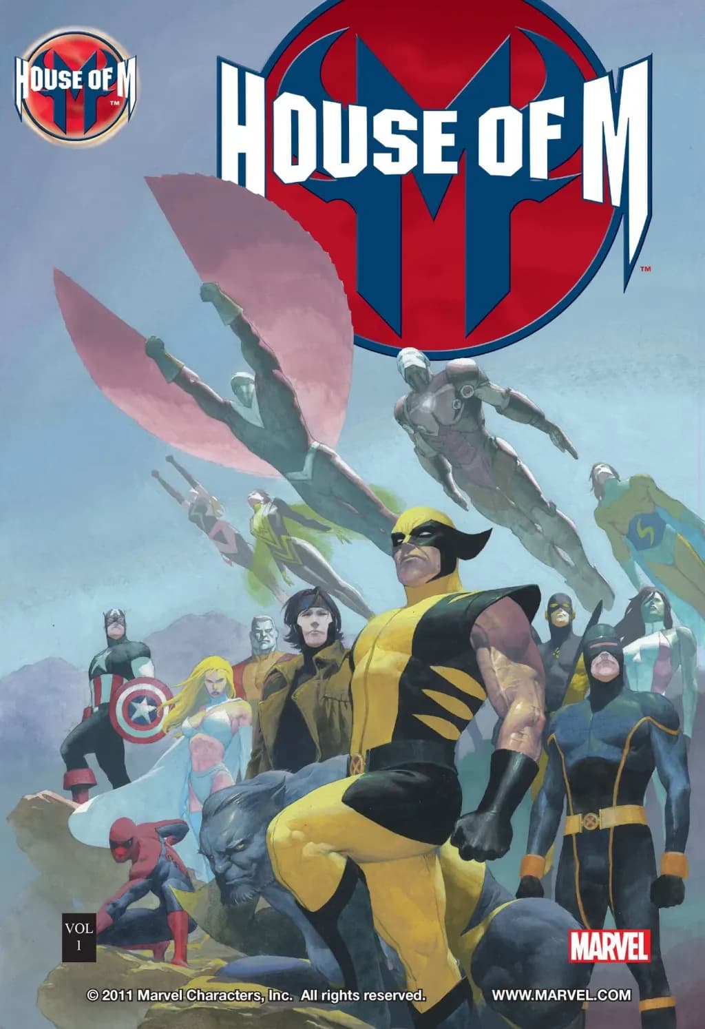 House of M trade paperback cover