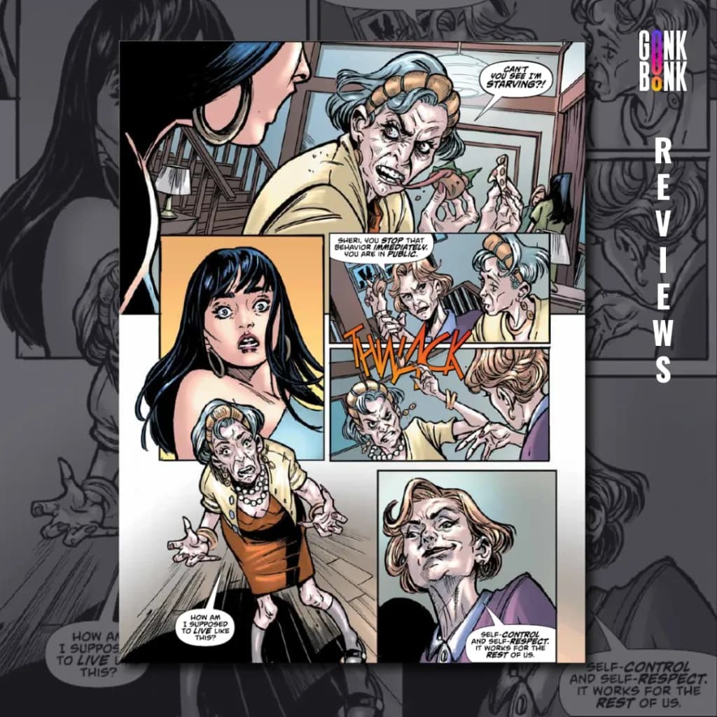 It Happened on Hyde Street: Devour preview page 3 - Lily confronts her aunt about eating all the food. 