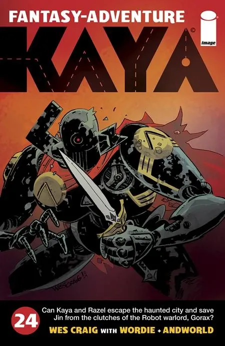 Kaya #24 comic cover