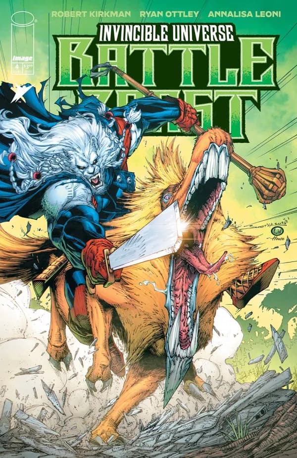 INVINCIBLE UNIVERSE BATTLE BEAST #4 1:50 BRETT BOOTH & JOHN LIVESAY VAR