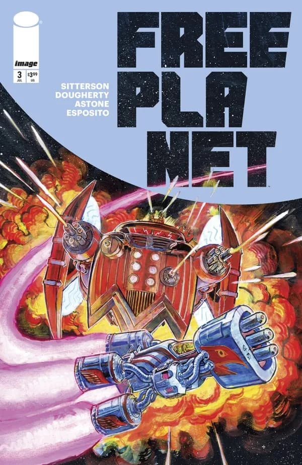 FREE PLANET #3 1:25 JED DOUGHERTY FOIL VAR