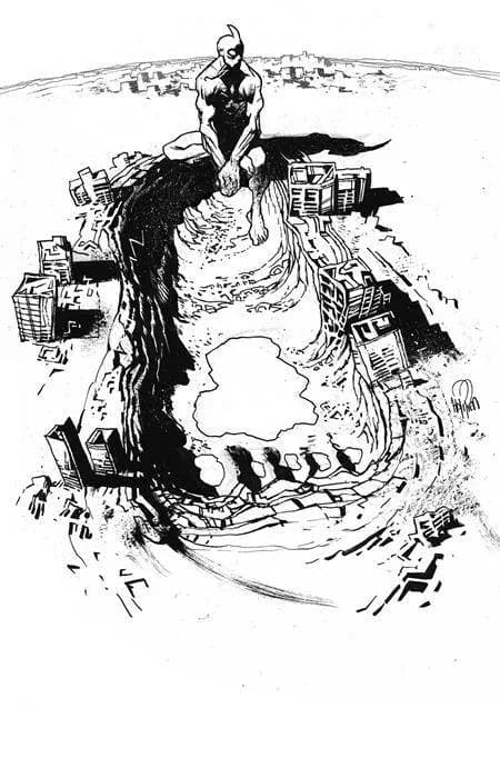 ULTRAMEGA BY JAMES HARREN #9 (OF 9) 1:25 JAMES HARREN B&W VAR