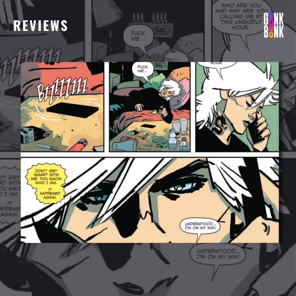 Lost Fantasy #1 preview page 1 - Henry Blackheart wakes up to hear about his new mission