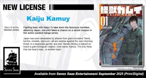 New license for Kaiju No. 8