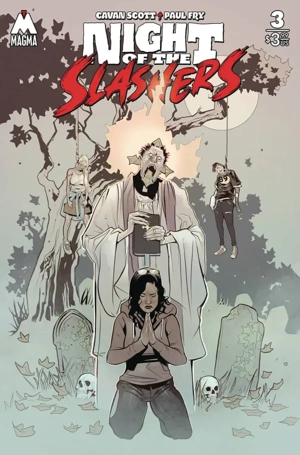 NIGHT OF THE SLASHERS #3 comic cover