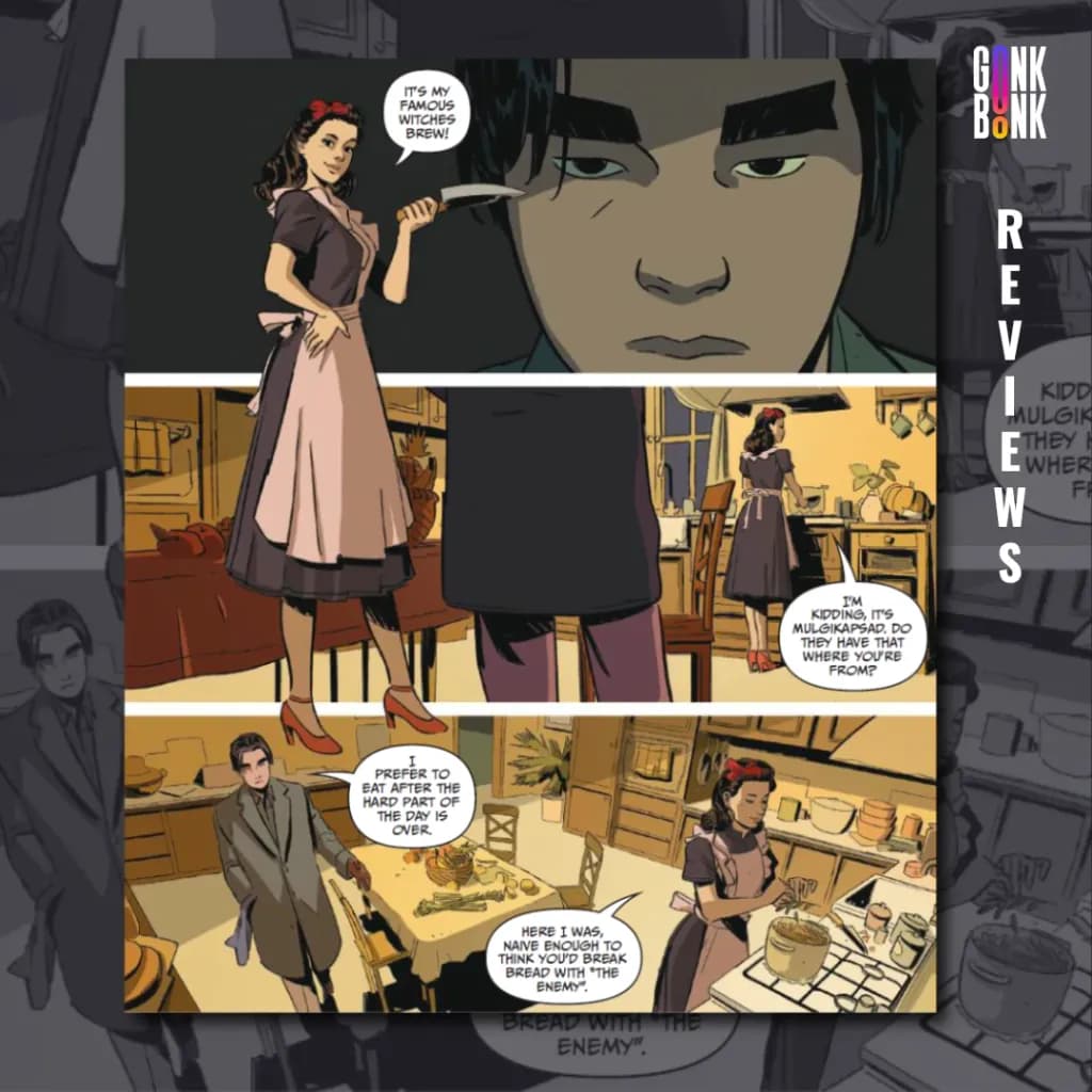 Nights #13 preview page 2 - Tsukumari enters the home of his target.