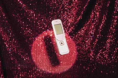 The special edition Nokia 7373, designed by Giambattista Valli and released 2006.