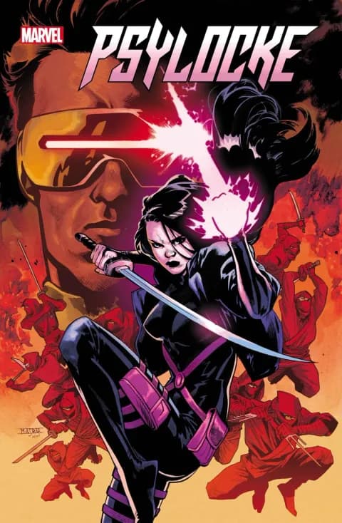 Psylocke #1 cover by Mahmud Asrar