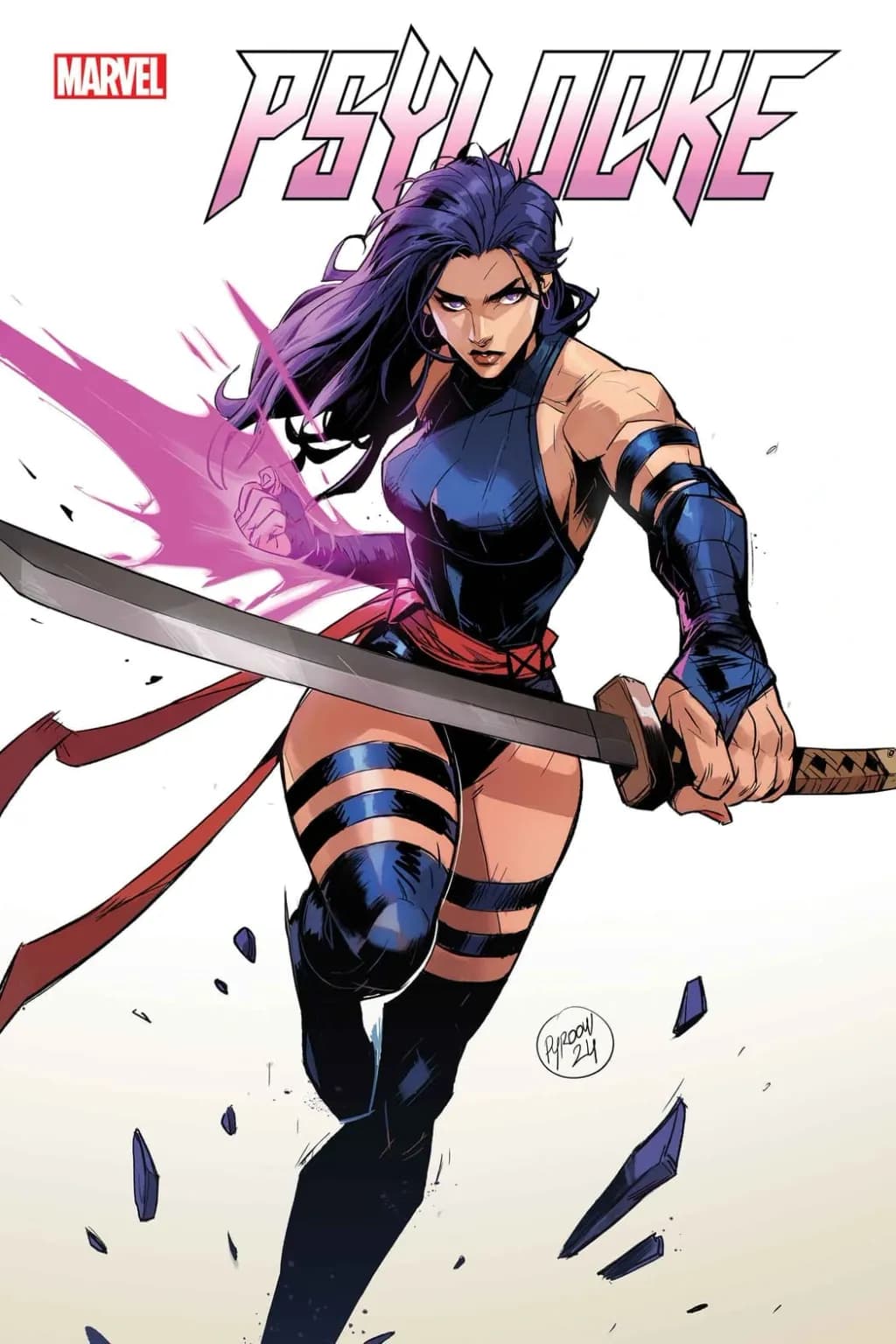 Psylocke #1 cover by Hicham Habchi