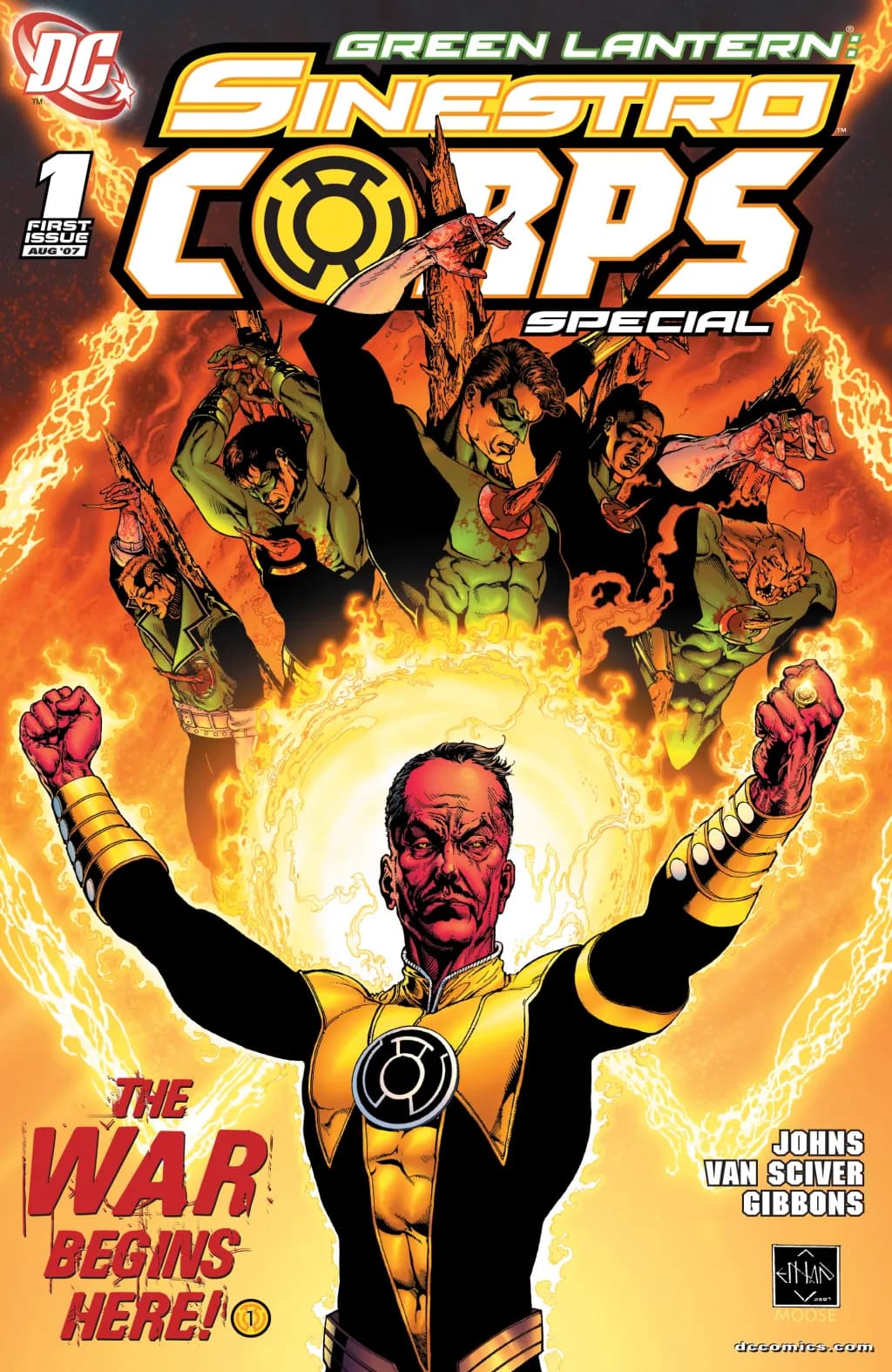 Sinestro Corps Special comic cover