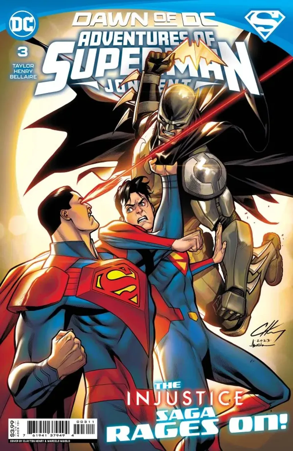 Adventures of Superman: Jon Kent #3 By Tom Taylor, Clayton Henry, and Jordie Bellaire
