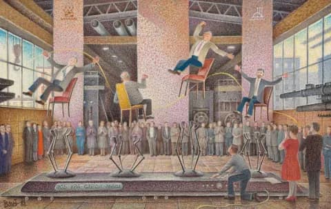 Auseklis Bauskenieks, Celebration at the Robot Factory (1988).