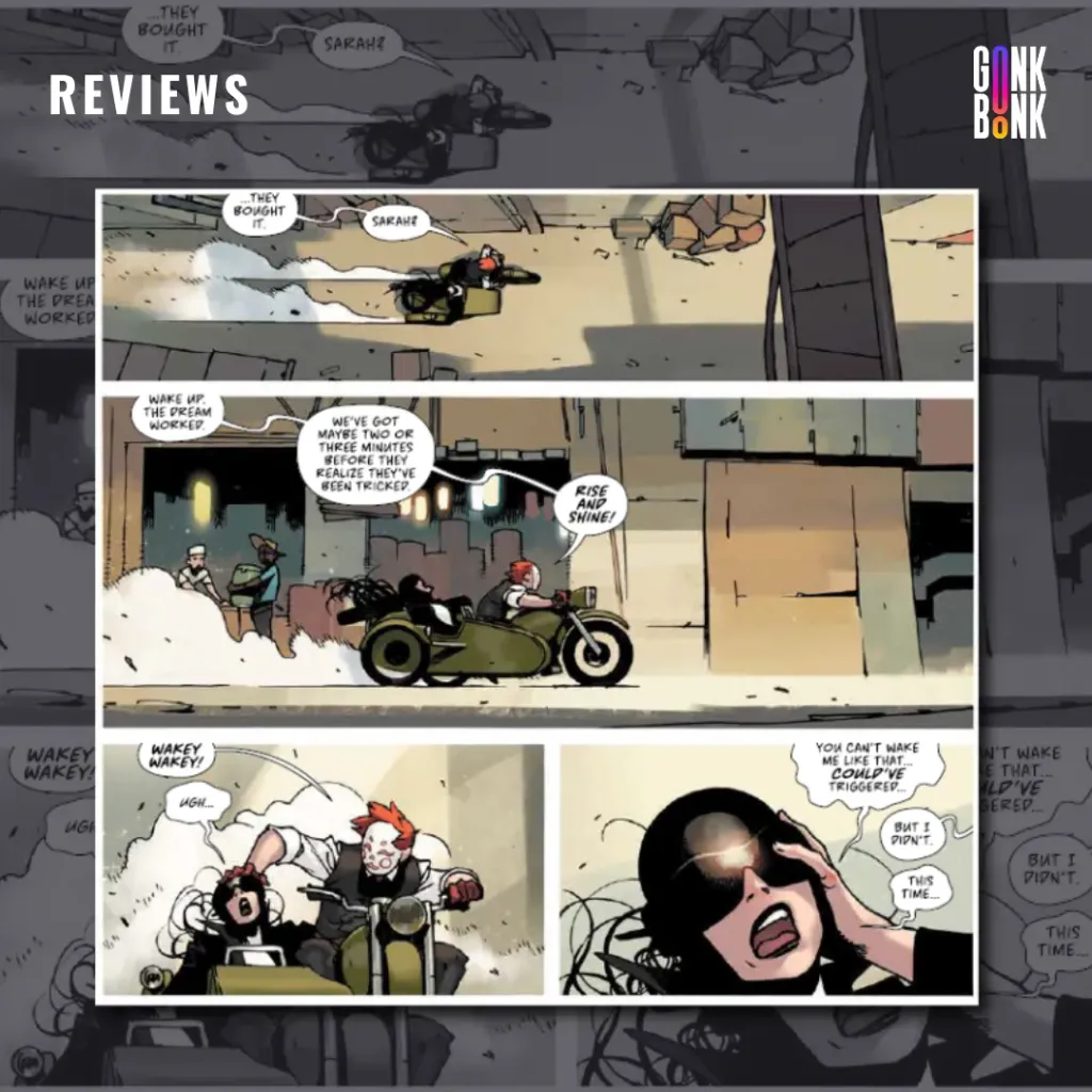 Napalm Lullaby 1 - guy driving a tricycle with woman passenger