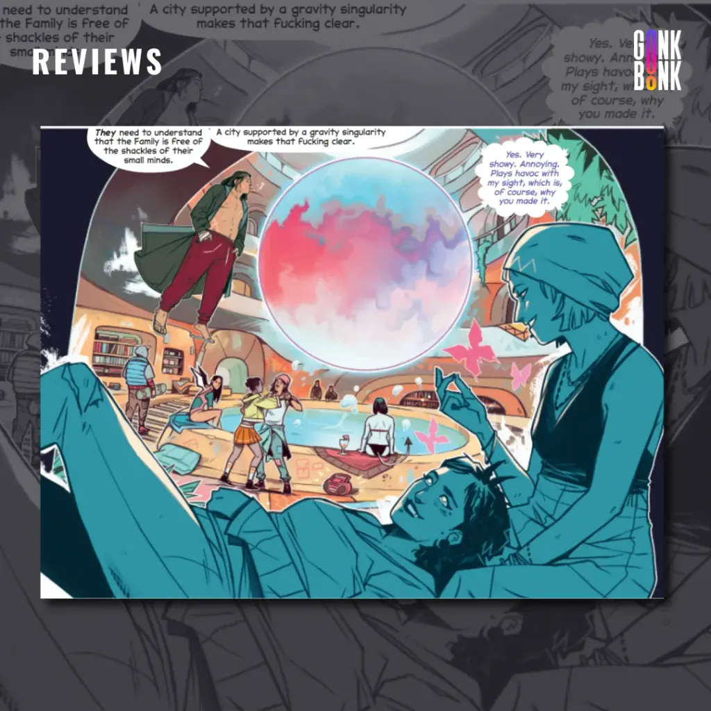 The Power Fantasy 1 - Heavy looks over the people in his home