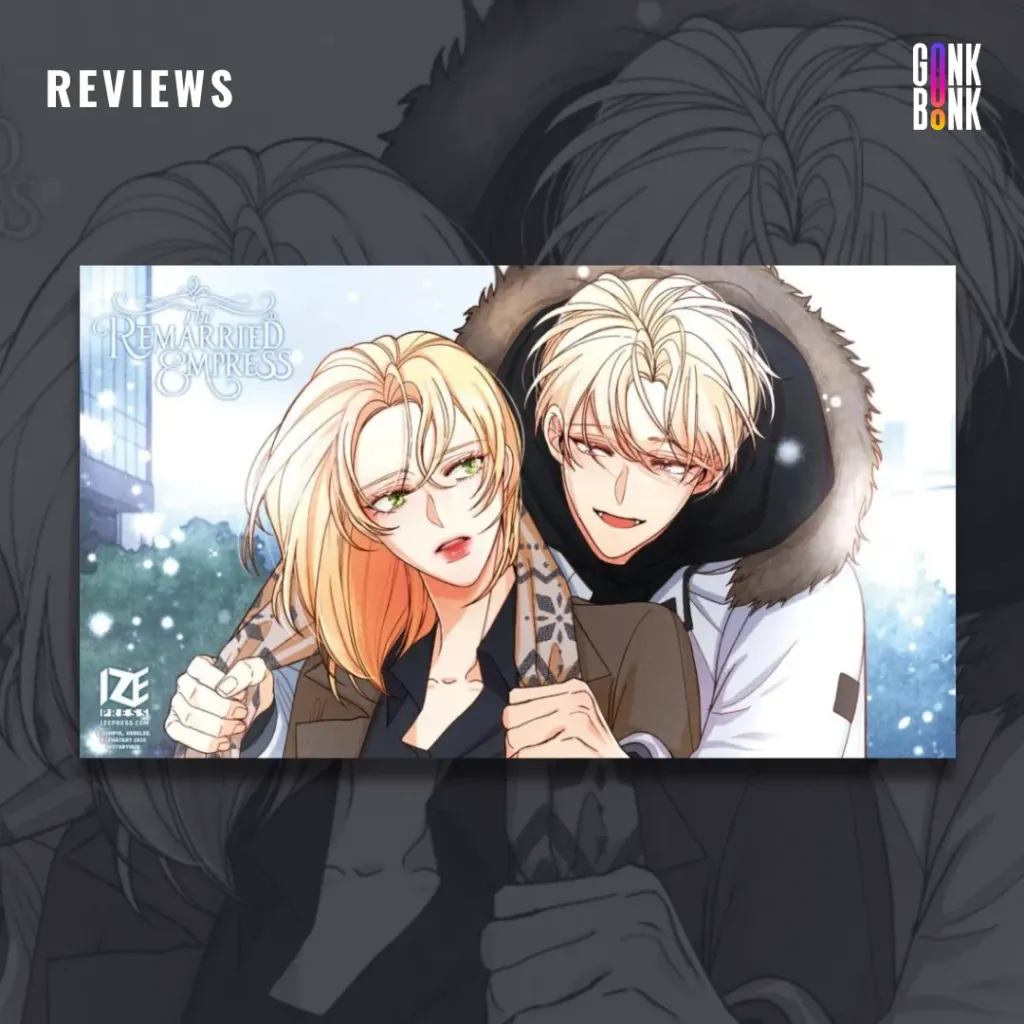 The Remarried Empress - guy in coat fur behind a girl smiling