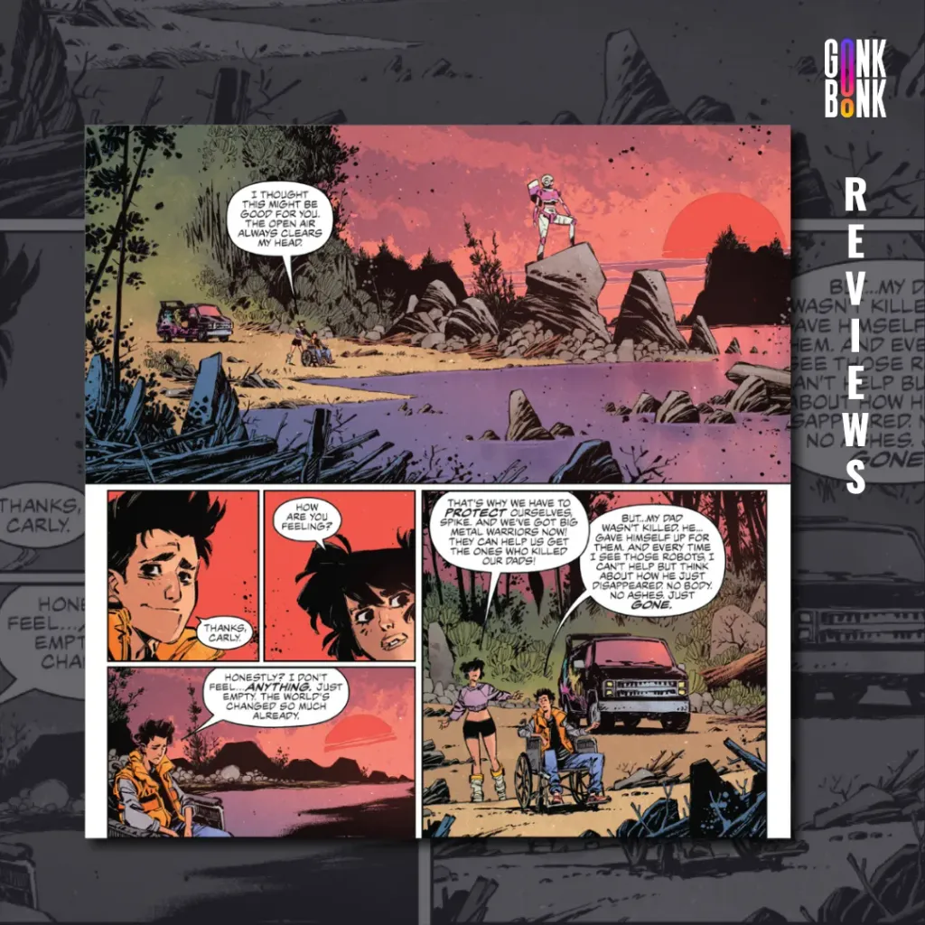 Transformers 8 - Spike and Carly talk by the lake