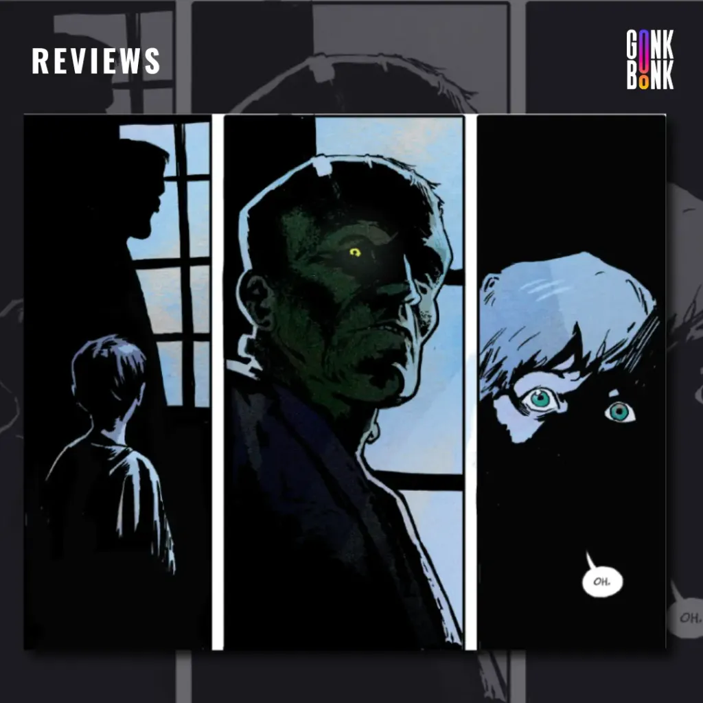 Universal Monsters_ Frankenstein 1 - Frankenstein’s monster looks the boy in the eyes