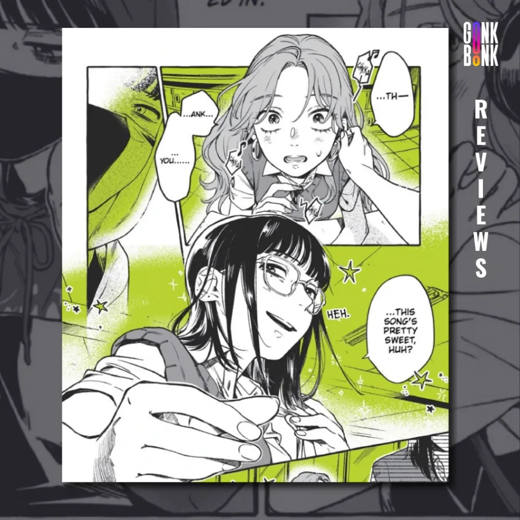 The Guy She Was Interested In Wasn't a Guy at All Vol. 1 preview page 3 - Mitsuki helps Aya put on her ear pod.